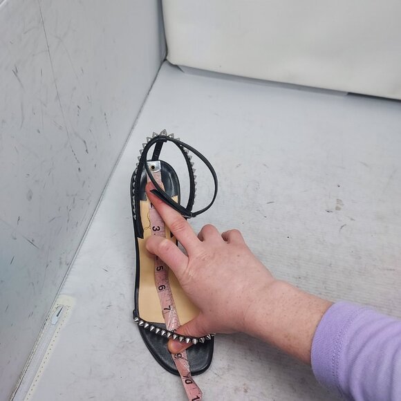 Christian Louboutin So Me Black Stud Spike Heel Sandal - Picture 7 of 11